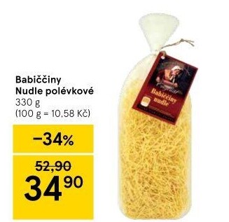 Polévkové nudle Babiččiny Druid