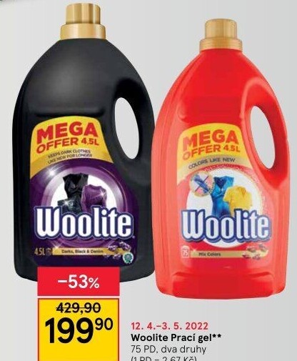 Prací gel Woolite