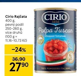 Rajčata konzervovaná Cirio