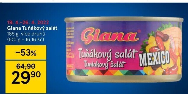 Salát s tuňákem Giana