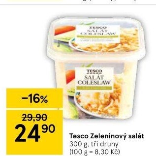 Salát zeleninový Tesco