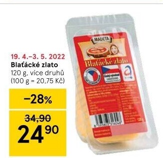 Sýr Blaťácké zlato Madeta