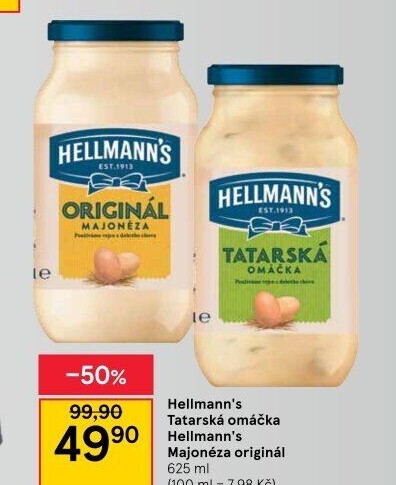 Tatarská omáčka Hellmann'