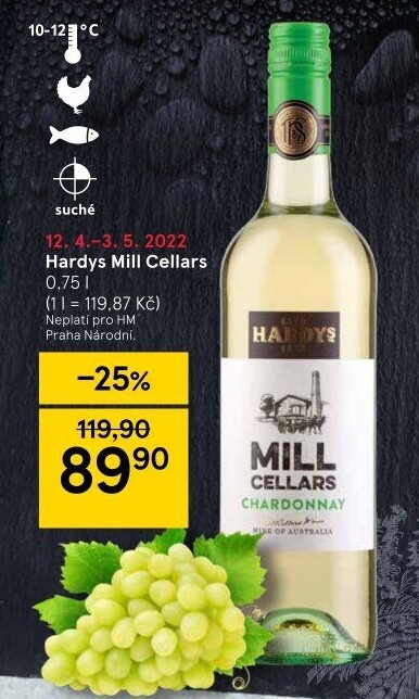 Vína Mill Cellars Hardys