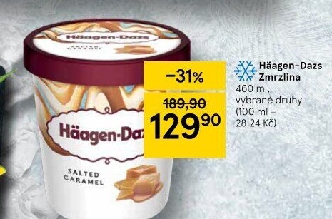 Zmrzlina v kelímku Häagen-Dazs