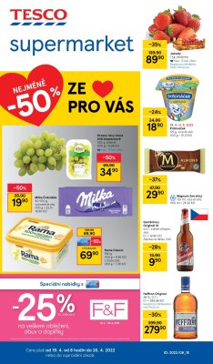 akční leták Tesco 19.4.2022-26.4.2022