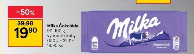 Čokoláda Milka