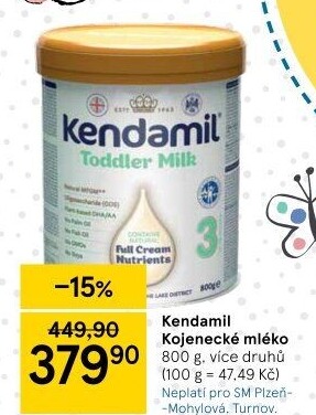 Kojenecká výživa Kendamil