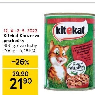 Konzerva pro kočky Kitekat