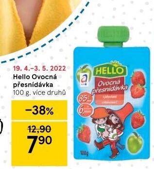 Ovocná kapsička Hello