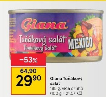 Salát s tuňákem Giana