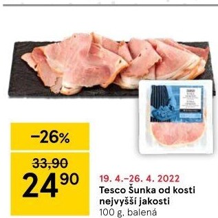 Šunka od kosti nejvyšší jakosti Tesco