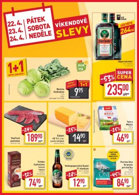 akční leták BILLA 19.4.2022-26.4.2022