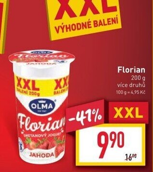 Jogurt smetanový Florian Olma