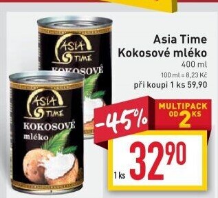 Kokosové mléko Asia Time