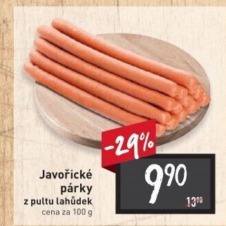 Párky javořické