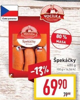 Špekáčky Vocílka