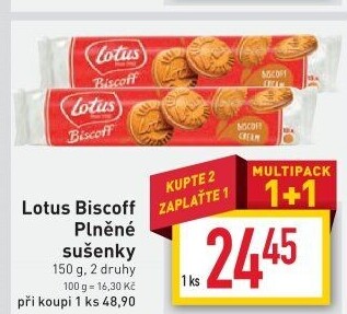 Sušenky sandwich Lotus