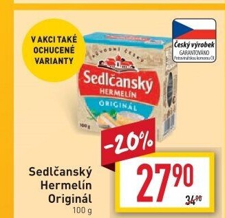 Sýr Hermelín Sedlčanský