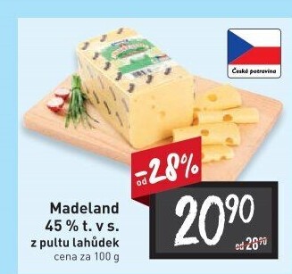Sýr Madeland 45% Madeta