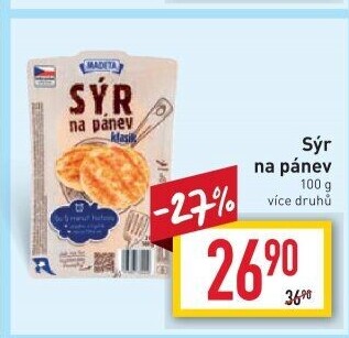 Sýr na pánev Madeta