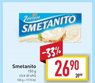 Sýr tavený Smetanito Želetava