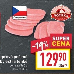 Vepřová pečeně bez kosti Vocílka