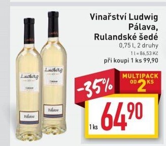 Víno Pálava Vinařství Ludwig
