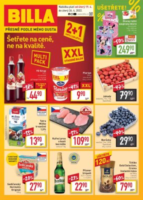 akční leták BILLA 19.4.2022-26.4.2022