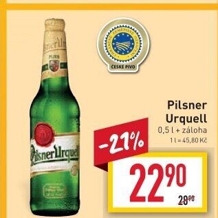 Pivo Pilsner Urquell
