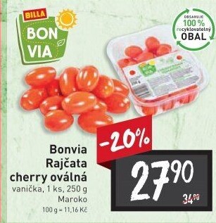 Rajčata cherry Billa Bonvia