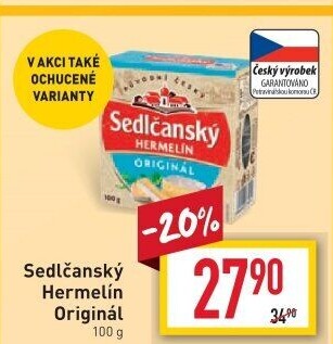 Sýr Hermelín Sedlčanský