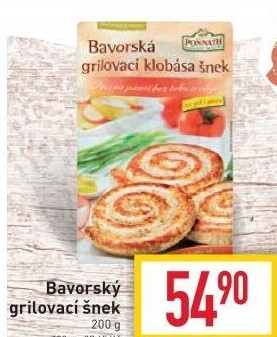 Bavorská grilovací klobása šnek Ponnath