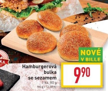 Bulka na hamburger