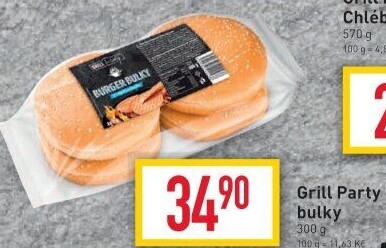 Bulky na hamburger Grill Party