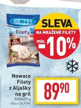Filety mražené z Aljašky na gril Nowaco