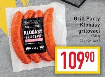 Grilovací klobásy Grill Party
