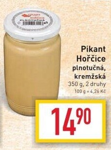 Hořčice plnotučná Pikant