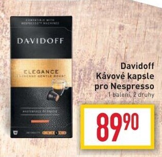 Kapsle Nespresso Davidoff