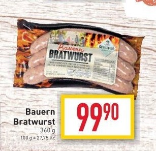 Klobása Bauern Bratwurst Greisinger