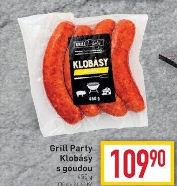Klobása s goudou Grill Party