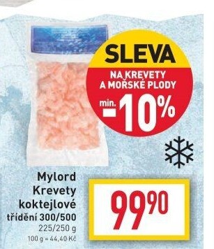 Krevety koktejlové mražené Mylord