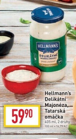 Majonéza delikátní Hellmann'