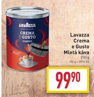Mletá káva Crema e Gusto Lavazza