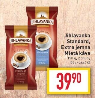 Mletá káva Standard Jihlavanka