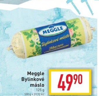 Ochucené máslo Meggle