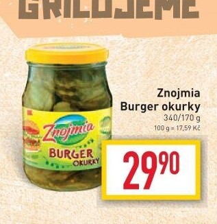 Okurky Burger Znojmia
