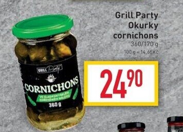 Okurky Cornichons Grill Party