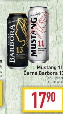 Pivo Mustang 11° Ostravar