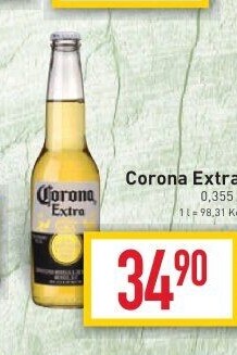 Pivo světlý ležák Corona Extra